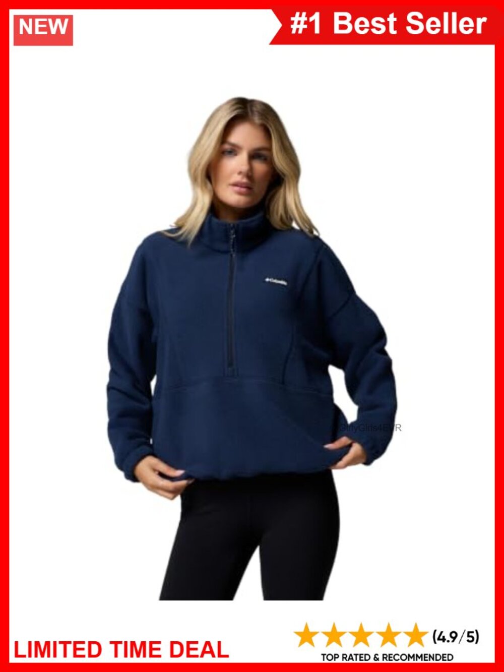 MTR Fleece 1/2 Zip Pullover Water Resistant Hiking Layer